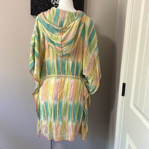 Anthropologie Lilka Hollie Batwing Sleeved Tunic Yellow Sz M/L - Picture 11 of 14